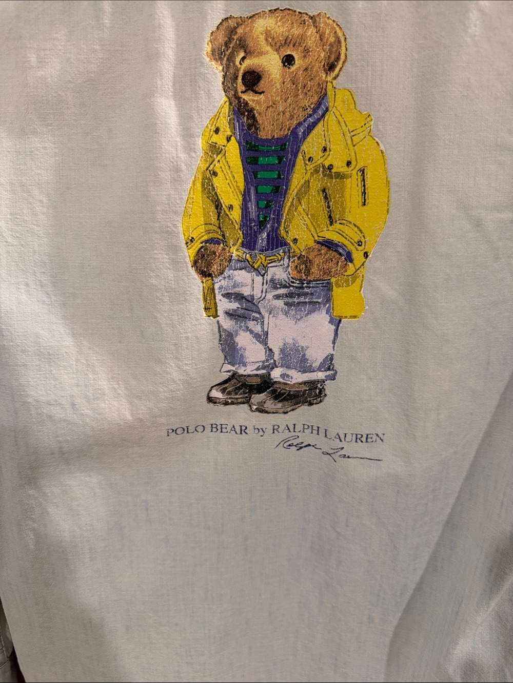 Ralph Lauren Relaxed Fit Womens Polo Bear Shirt Size Small - Picture 2 of 13